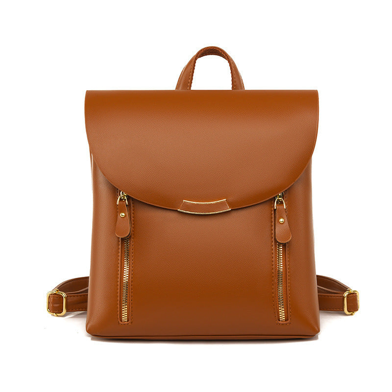 Sac de voyage en cuir souple pour femmes, grande capacité et à la mode