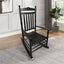 Chaise Berçante Noire Premium pour Adultes pour Espaces Extérieurs