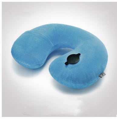 Premium Inflatable U-Shaped Travel Pillow