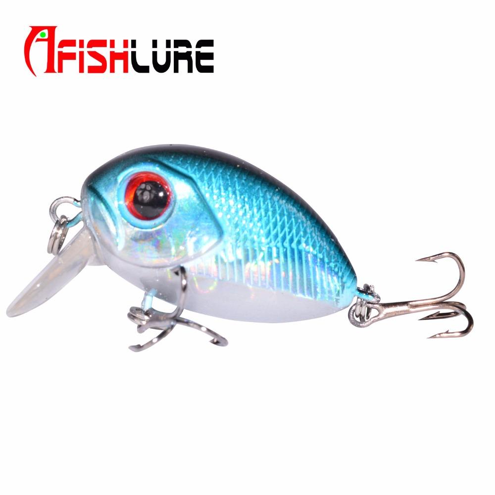 AFISHLURE  36mm 3.5g Crank Bait Hard Plastic Artificial Fishing Lure Fake carp Pesca  Wobbler Leurre Peche  Isca - Korvel