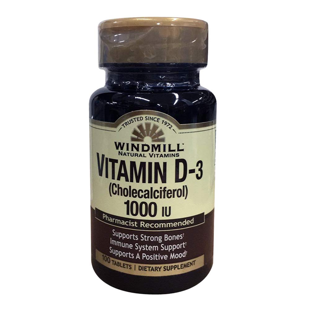 Windmill Natural Vitamin D 1000 Tablets