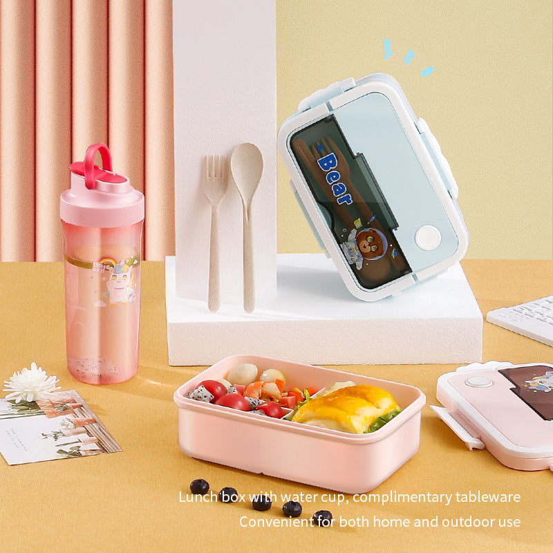 Cartoon fashion leak-proof sealed microwaveable lunch box lunch box lunch box - Korvel