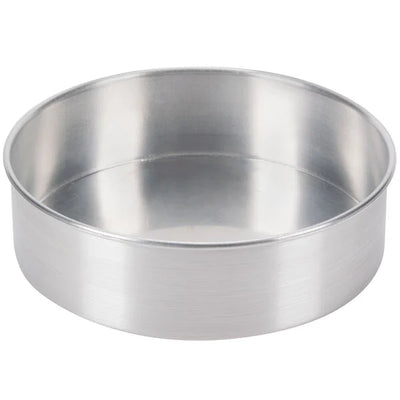 Heavy-Duty Aluminum Removable Bottom Cake Pans - 3" to 10"