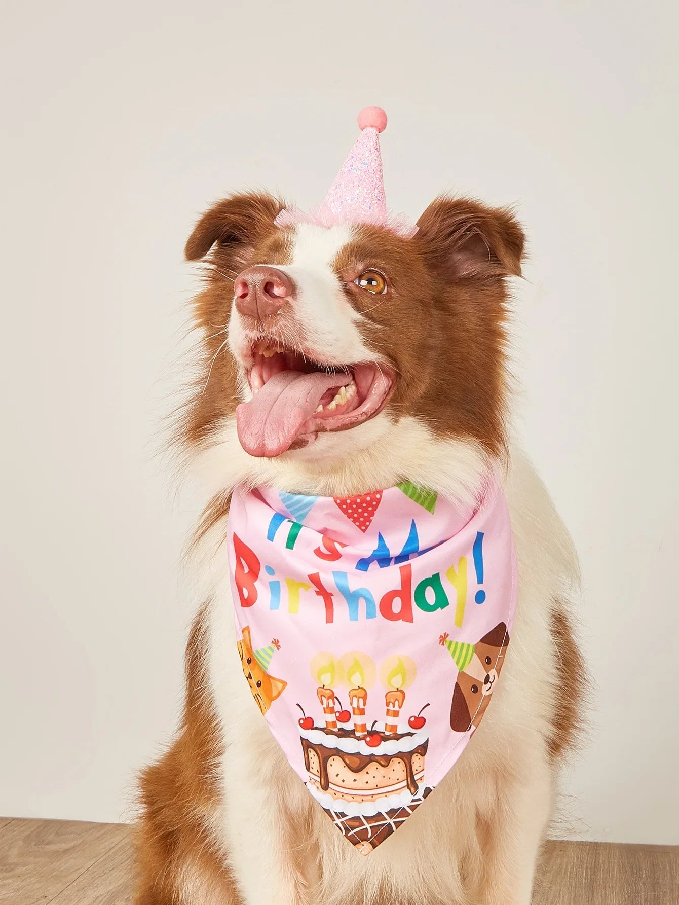 Dog Happy Birthday Decoration Dog Costume Hats Bowknot Bandana Neckerchief Bibs Banners Party Cat Dog Pets Accessories Perros - Korvel