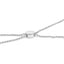 Bracelet Bolo en Argent Sterling .925 avec Diamants en X