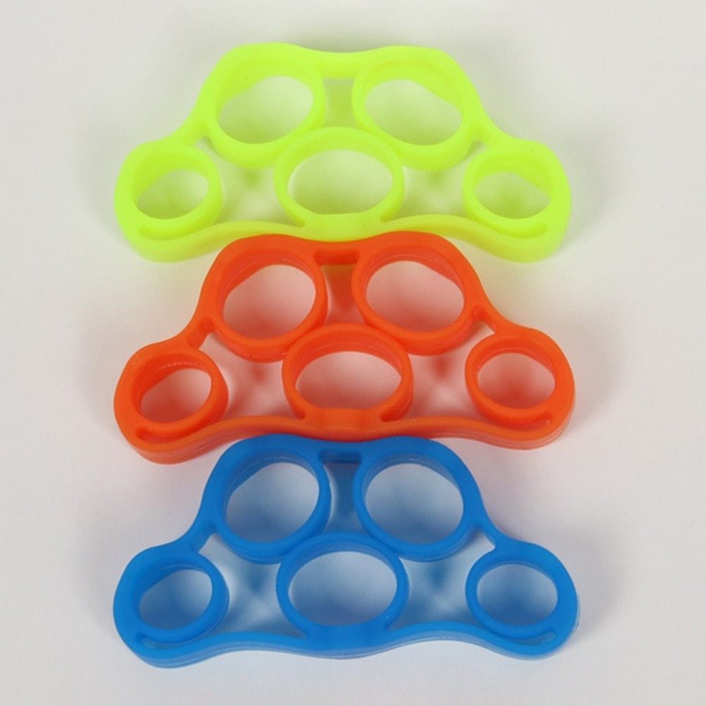 Ergonomic Silicone Finger Strengthener - Hand Gripper Resistance Bands - Korvel