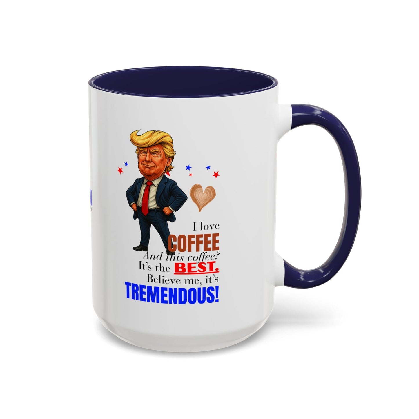 Taza de café de acento vibrante