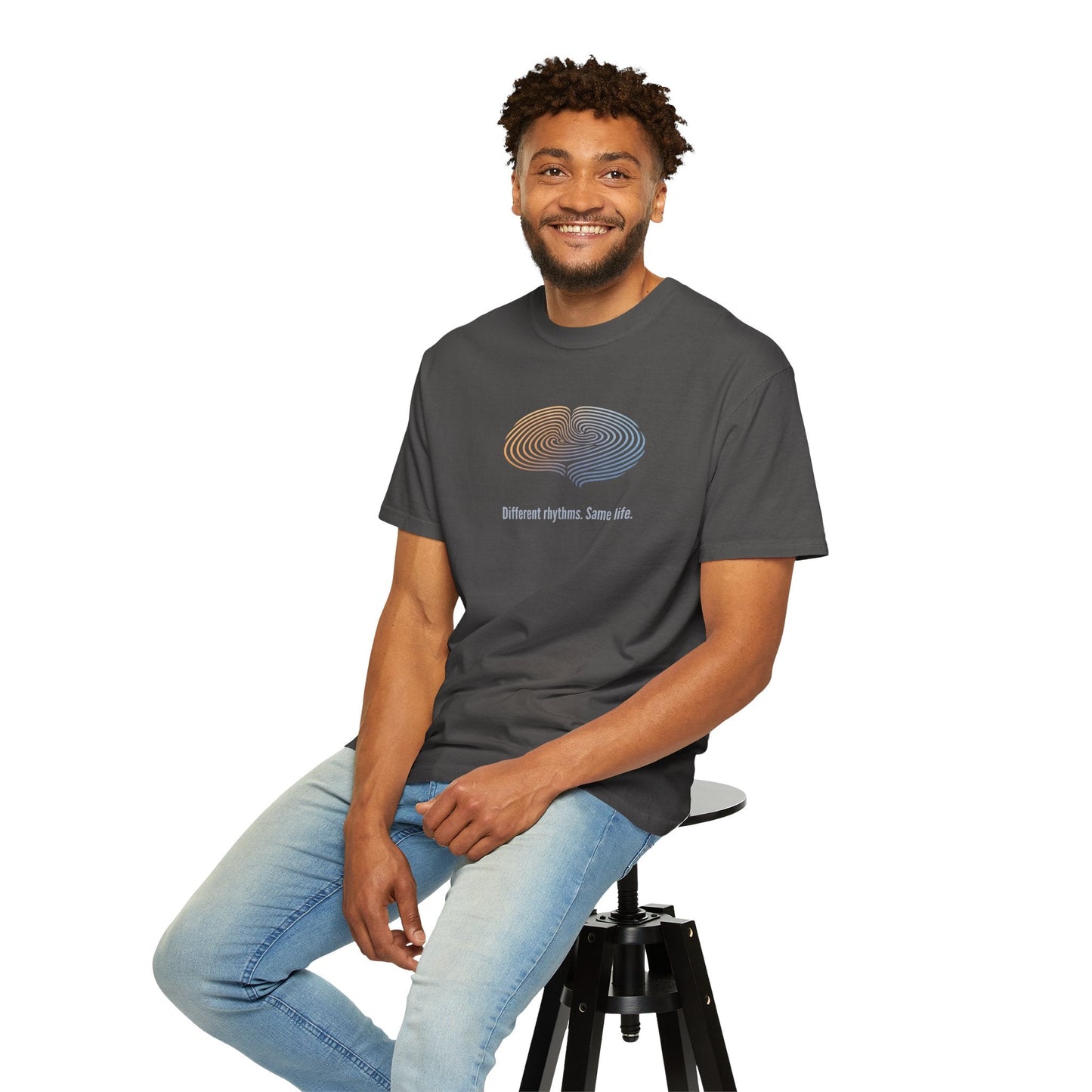 Different Rhythms. Same Life. Unisex T-Shirt