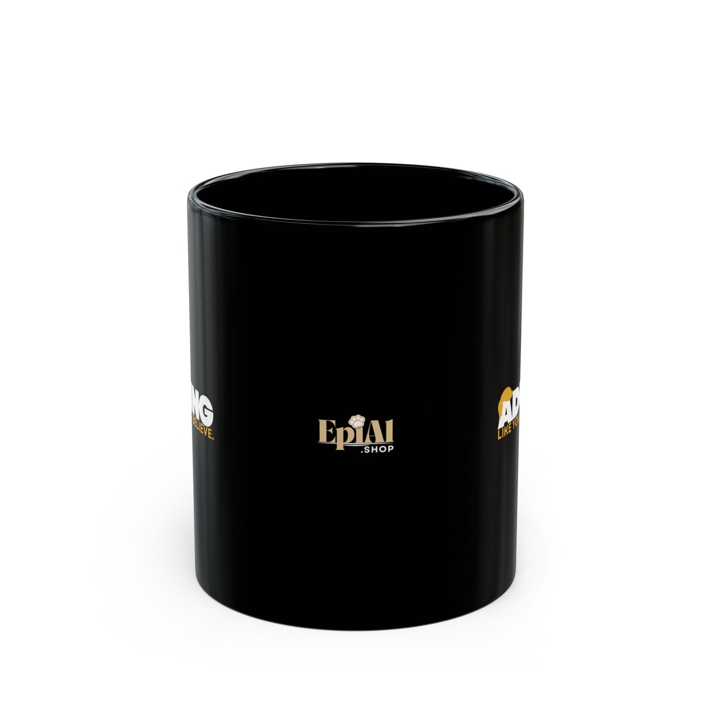 Mug en céramique noire Adulting - 11oz et 15oz