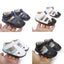 Stitched Baby Sandals with Rubber Sole for First Steps