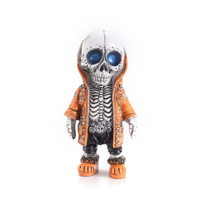 Halloween Decoration Skeleton Doll Resin Craft Decoration Home Bookshelf Art Creative Decoration - Korvel
