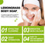 Citronella Bath Soap Gently Cleanses Skin, Lightening Acne Mark, Hydrating Oil Control Whitening Non-Sticky Soap - Korvel