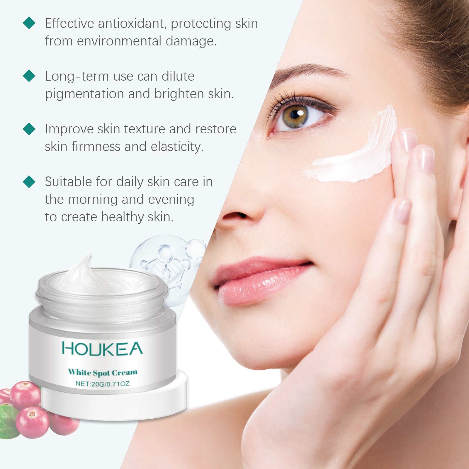 Moisturizing Cream Moisturizes And Elevates Facial Skin Daily Skin Care Moisturizing, Brightening, Smoothing And Firming Cream - Korvel