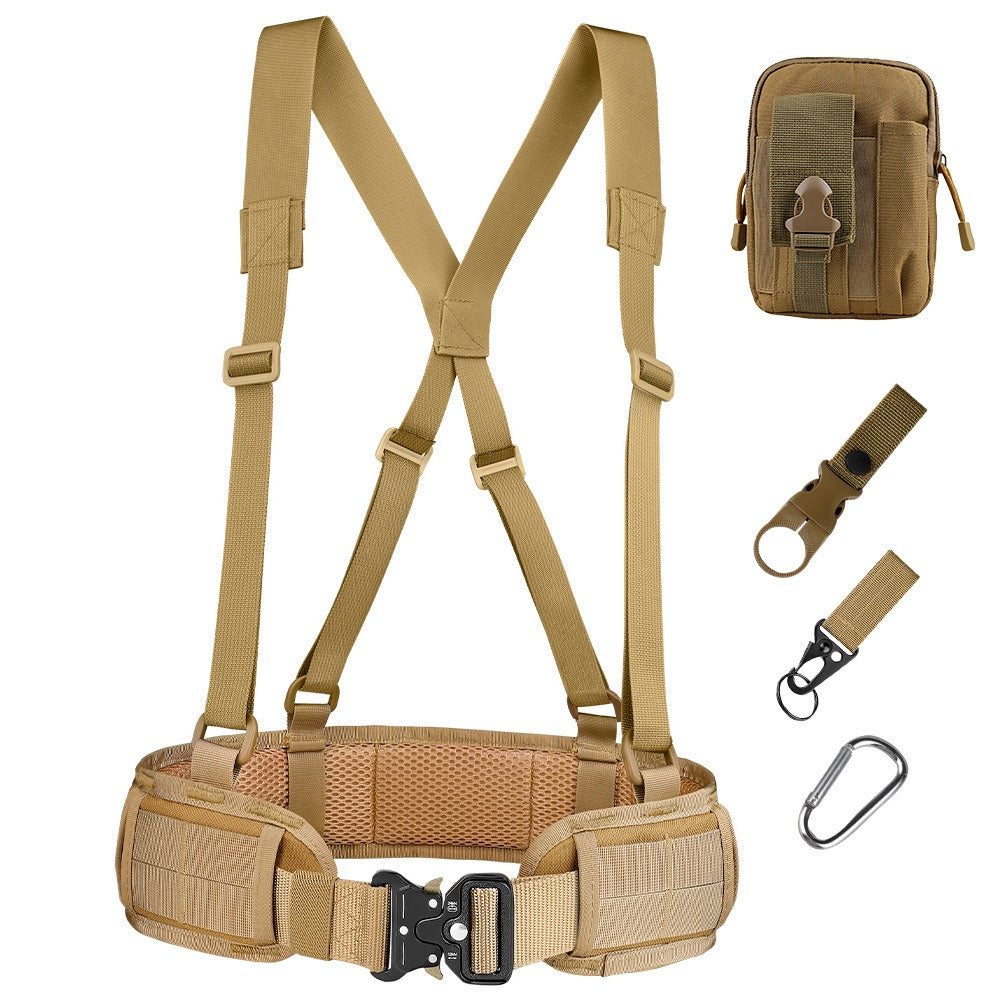 Multi Functional Quick Disassembly Tactical Belt Waist Cover Outdoor Training Cobra Belt Nylon Waist Belt Suit - Korvel