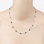 Collar de Granate Genuino de 8.10 Quilates en Plata Esterlina .925