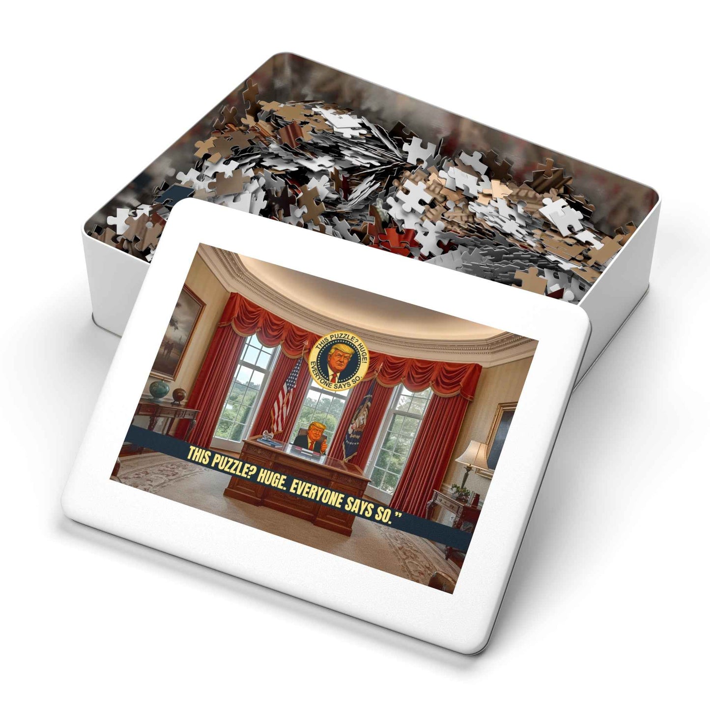 ¿Este rompecabezas? Gigante. Rompecabezas de parodia política