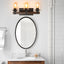 Applique de salle de bain rustique à 3 lumières de style ferme