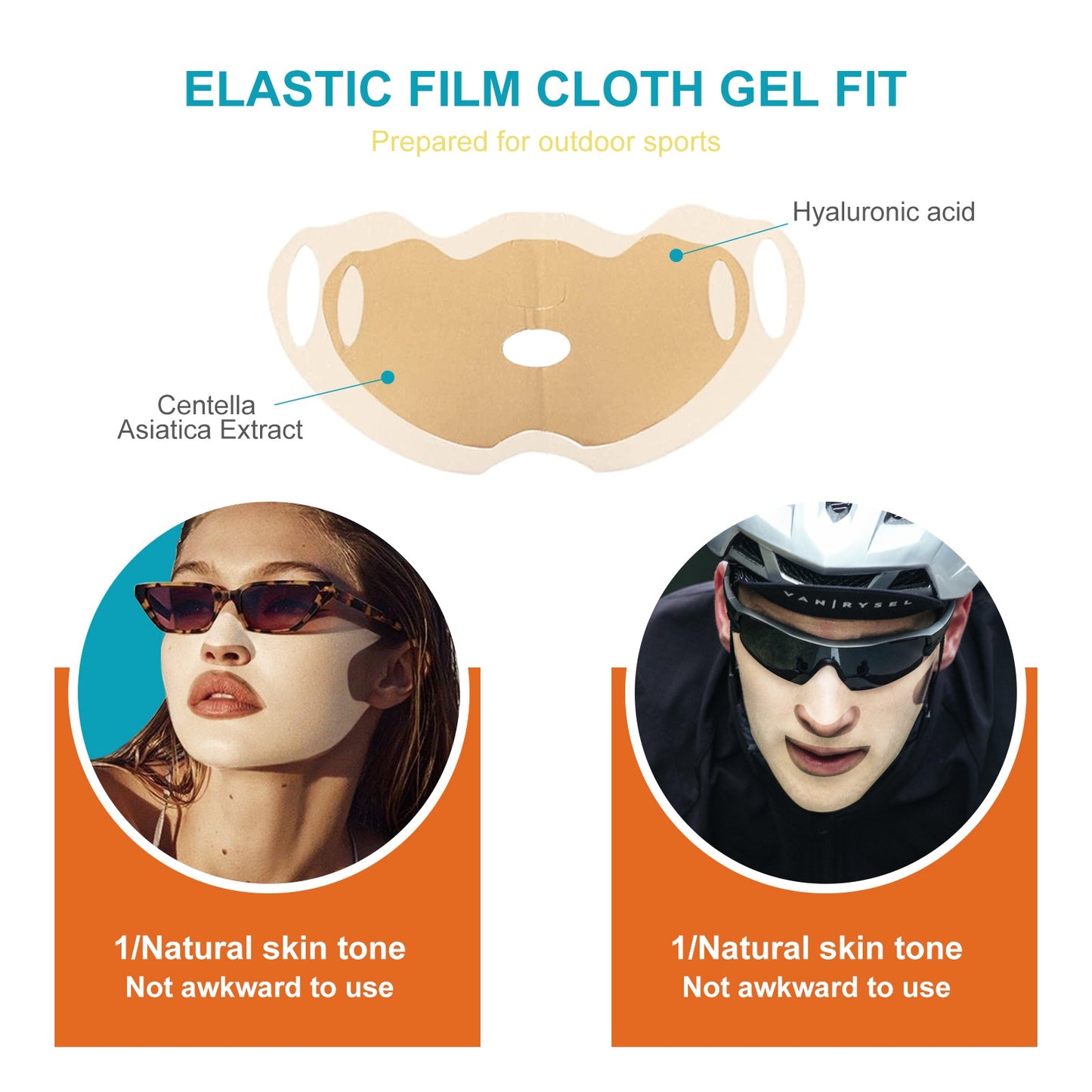 Uv Protective Mask Protective Mask For Summer Outdoor Repair Facial Skin Hydrating Protection - Korvel