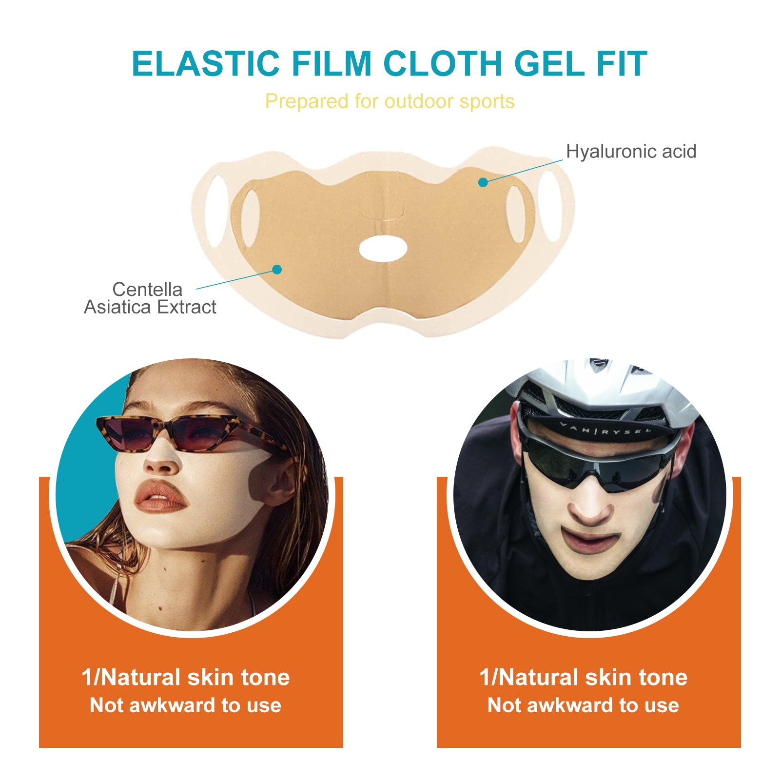 Uv Protective Mask Protective Mask For Summer Outdoor Repair Facial Skin Hydrating Protection - Korvel