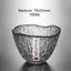 Hammer Patterned Heat-Resistant Glass Tea Cup