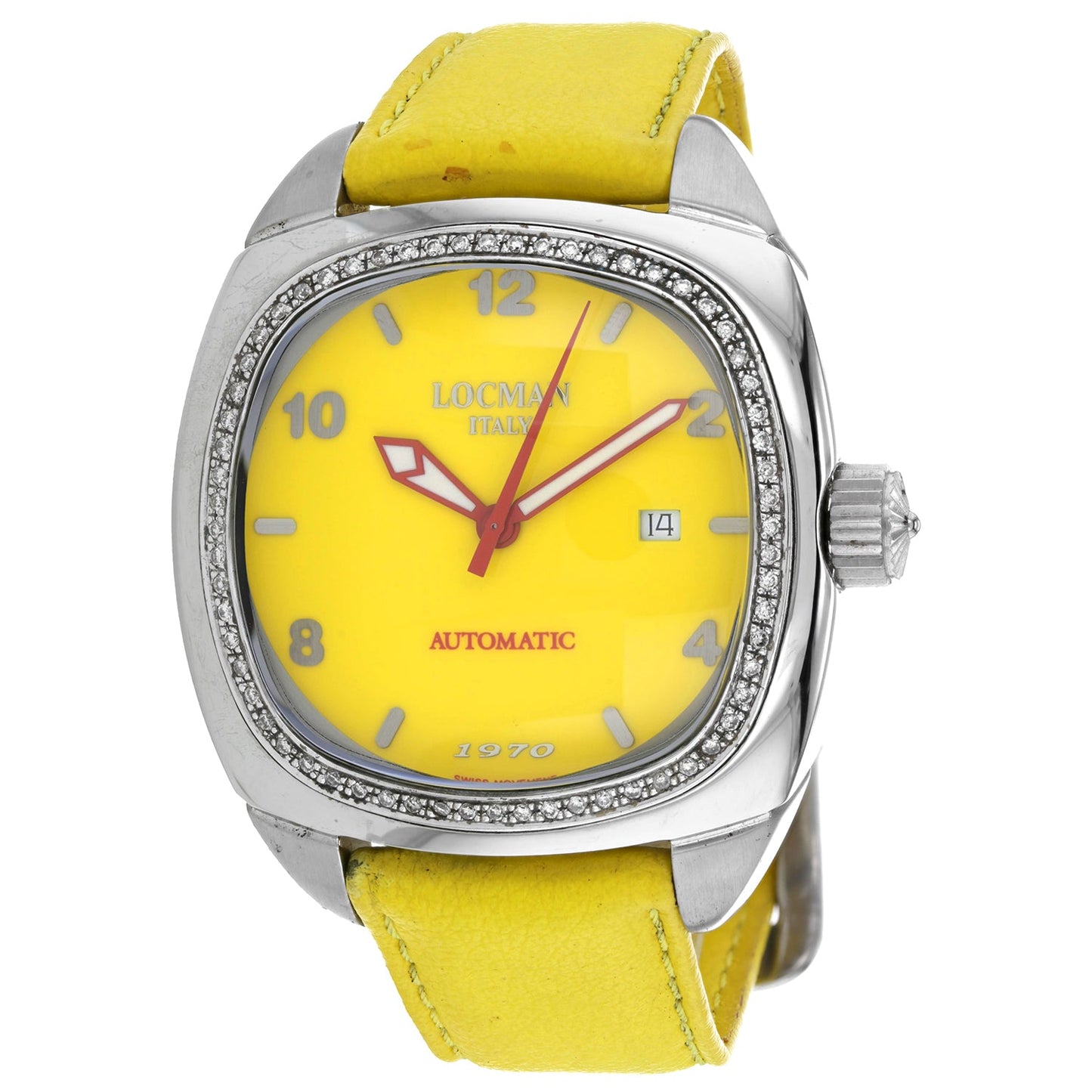 Reloj Clásico para Hombre Locman con Esfera Amarilla