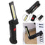 Lampe de poche flexible pliable avec lampe d'inspection magnétique