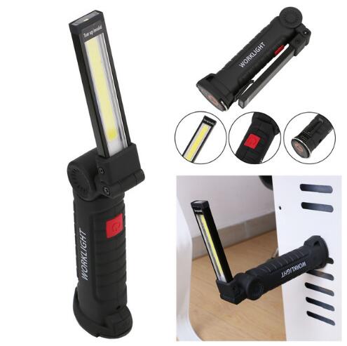 Lampe de poche flexible pliable avec lampe d'inspection magnétique