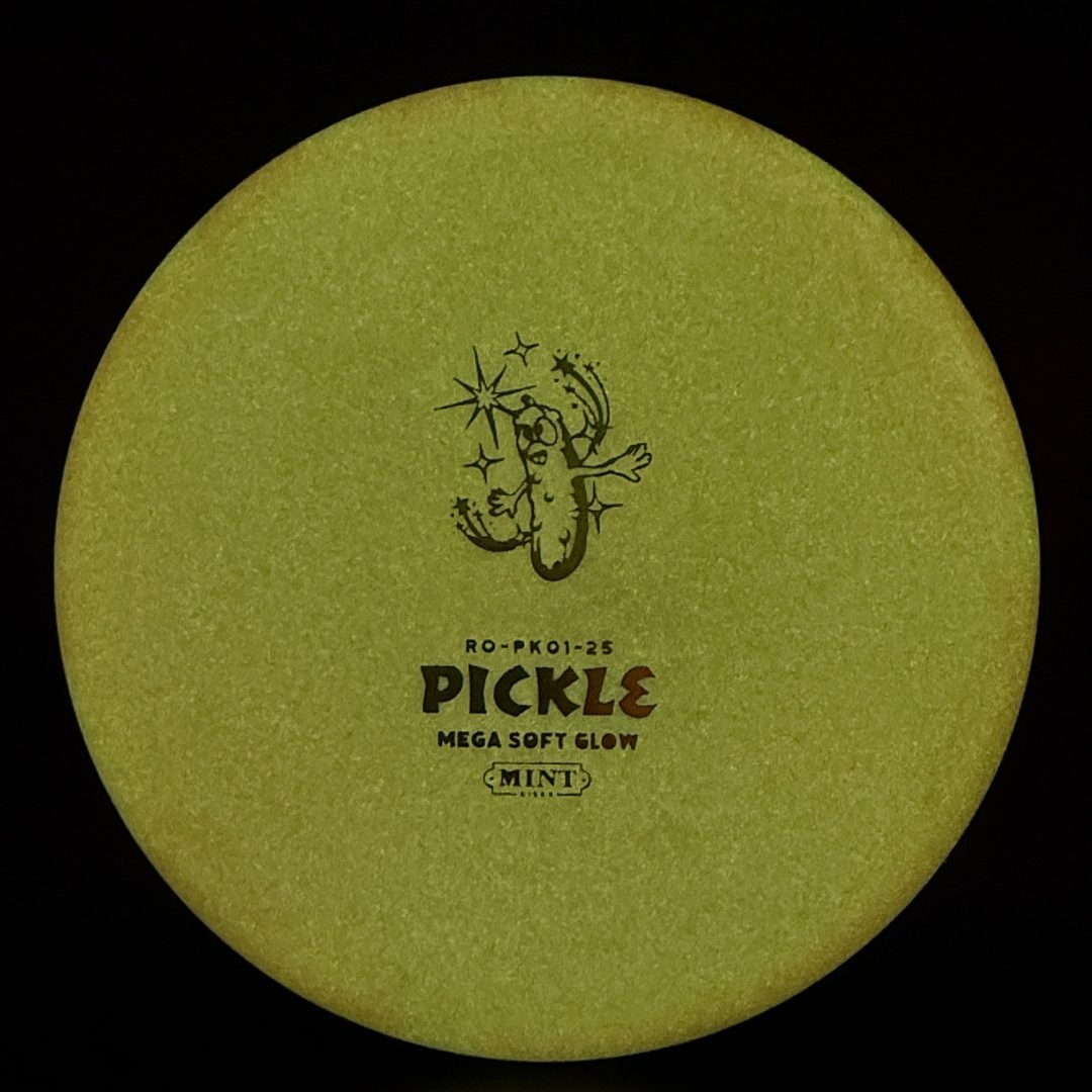 Mega Soft Glow Royal Pickle - First Run Disc Golf Disc