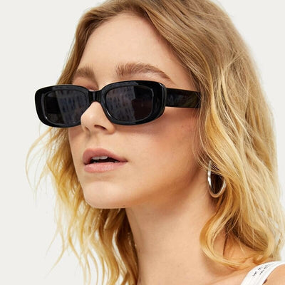 Trend Small Frame Sunglasses Female Square Sunglasses Olive Green Colorful Ins Street Shot Glasses - Korvel