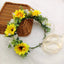 Diadema de Corona de Sol Hawaiana para Ocasiones Elegantes