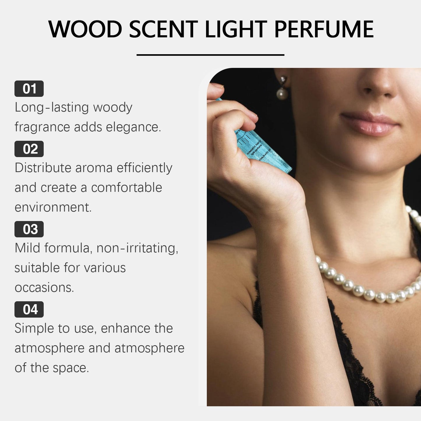 Eau De Toilette, Warm Wood Scent Charming Floral Fragrance Fresh Natural Fragrance Fragrance Lasting Fragrance - Korvel