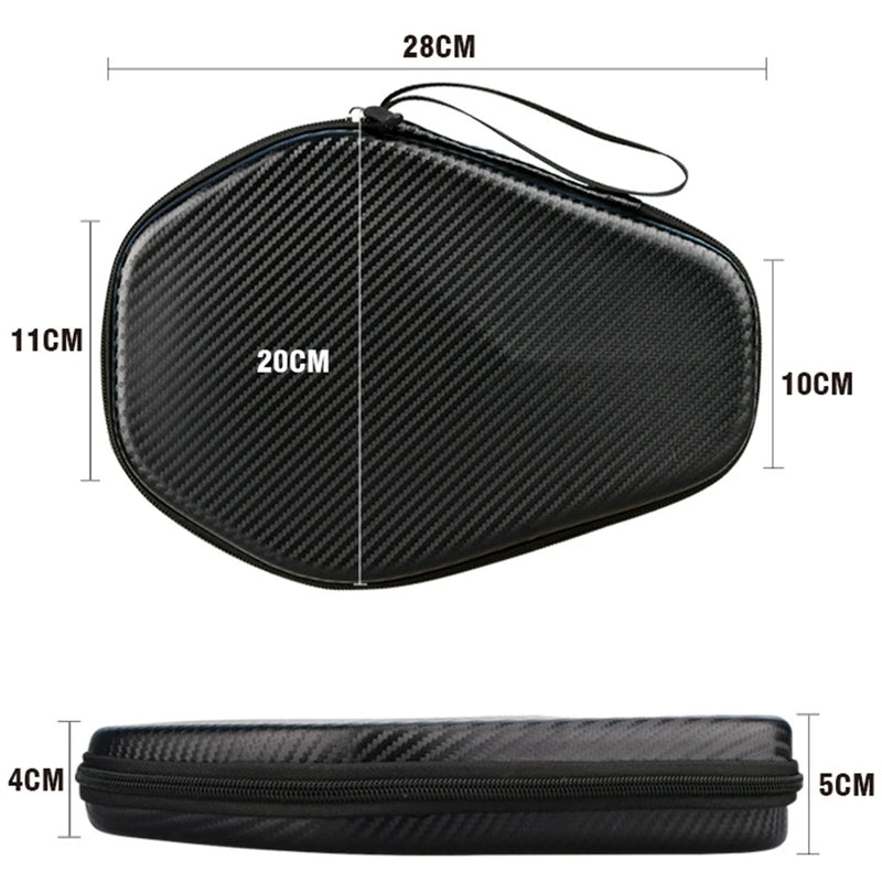 Table Tennis Racket Case Bag Pingpong Paddle Storage Bags Portable Waterproof Zipper Handbag Table Tennis Accessories - Korvel