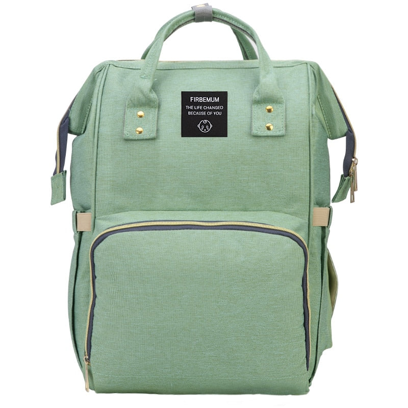 Bolsa de pañales de gran capacidad Lequeen - Mochila de viaje premium