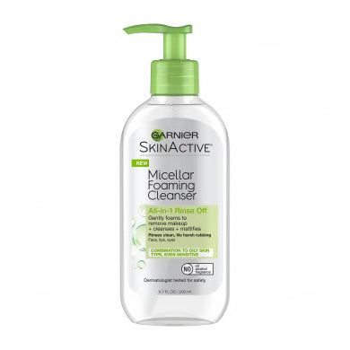 Garnier Micellar Foaming Cleanser for Oily/Combo Skin - 6.7 Fl Oz