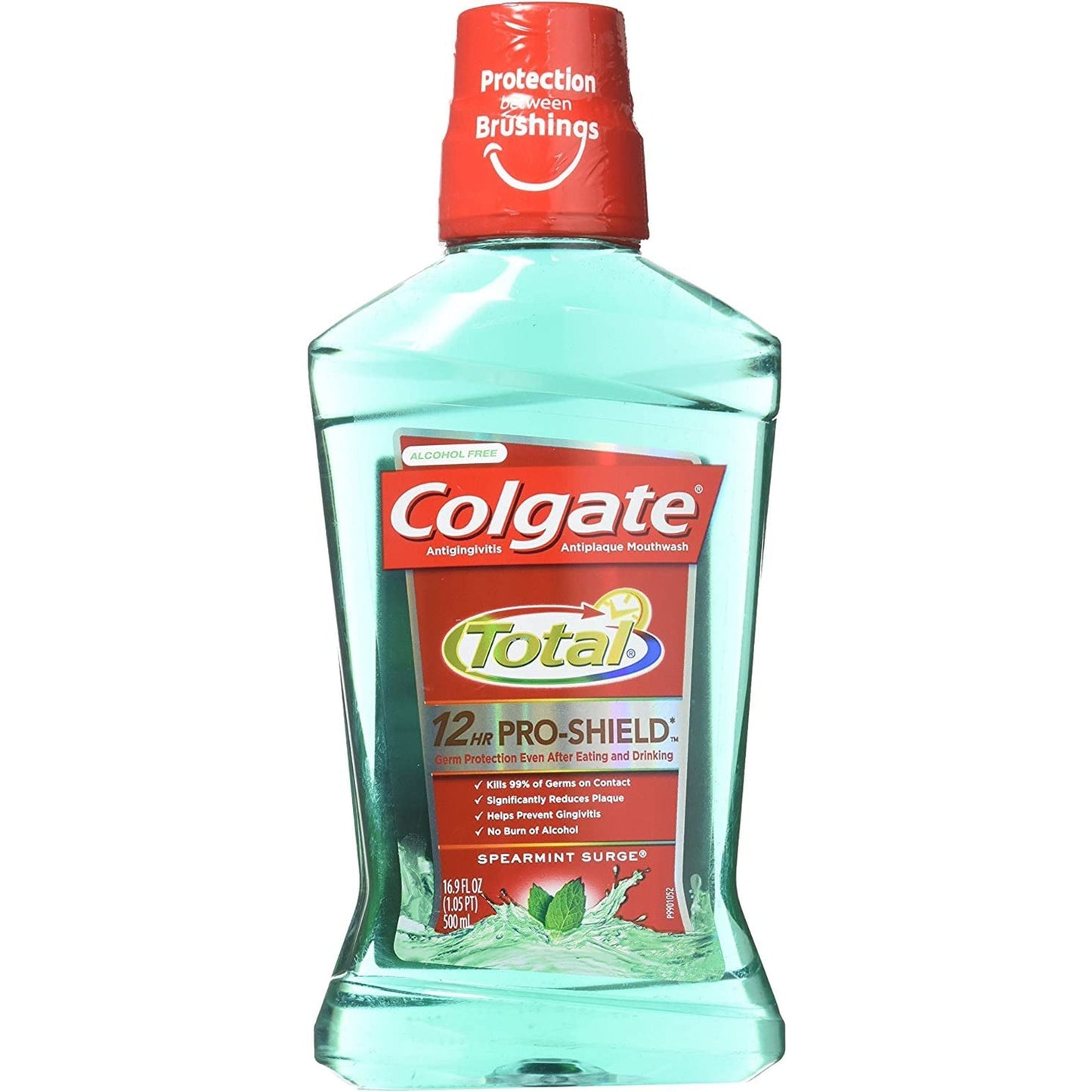 Bain de bouche antibactérien Colgate Total - Menthe verte, 16,9 Fl Oz