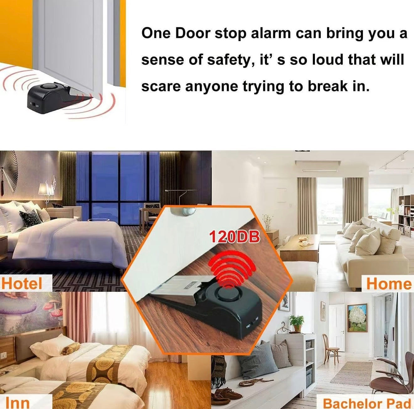 Alarma StopSafe - Sistema de Seguridad Compacto para Puertas