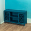 60" Teal Blue Sideboard Buffet Table & Storage Cabinet