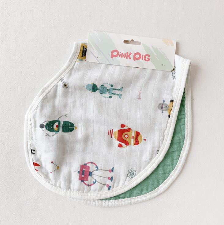 Comfortable Baby bibs Feeding Smock Burp Cloths Slabbetjes Fashionable Bandana Bibs For Babies Drooling Towel Scarf Baby Stuff - Korvel