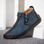 Men's Stylish Ankle Boots with Zipper for Outdoor Activities