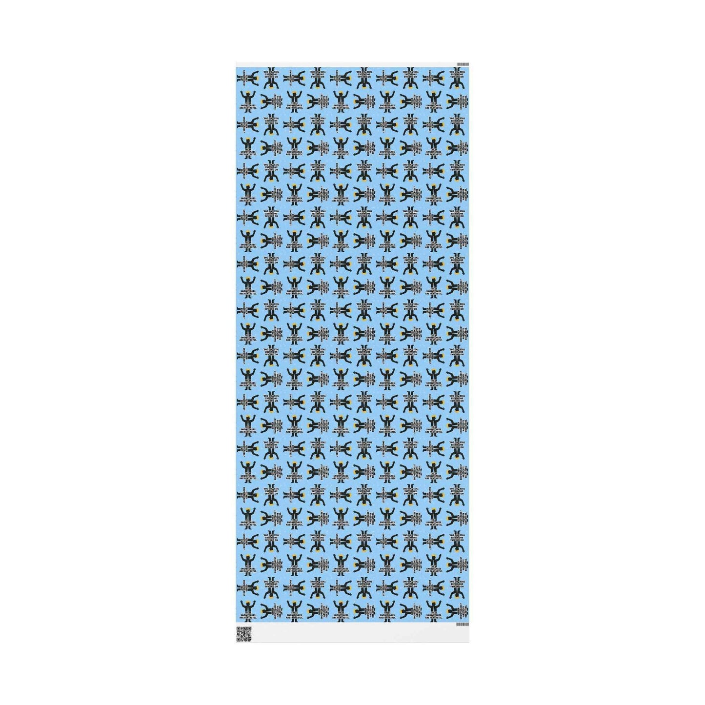Papier Cadeau Parodique Politique Flocons de Neige de Classe Mondiale