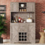 Coffee bar cabinets, kitchen cabinets with storage rooms, farmhouse wine cabinets with drawer racks and cabinets, dining cabinet - Korvel