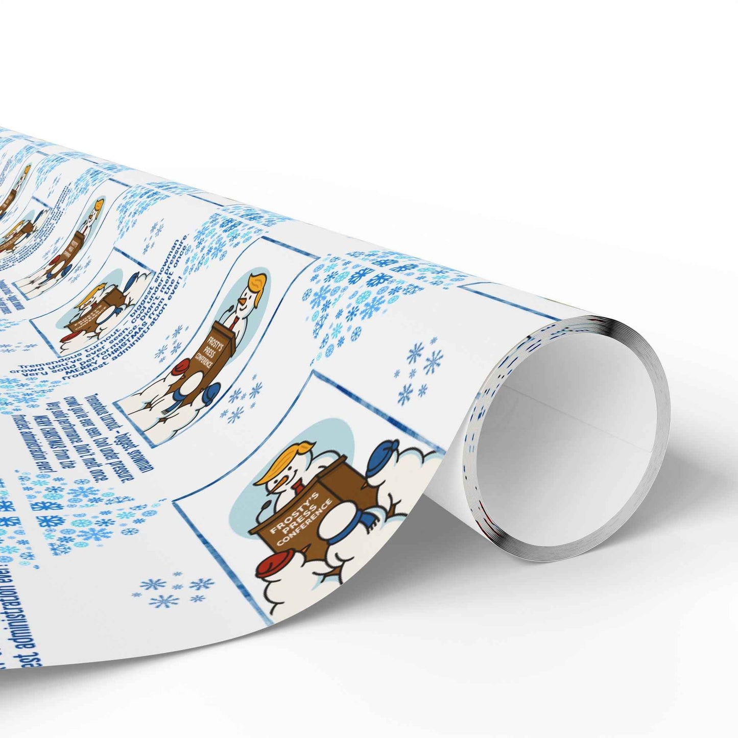 Papier Cadeau de la Conférence de Presse de Frosty