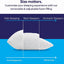 Shredded Memory Foam Bed Pillows for Sleeping, with Washable Removable Bamboo Cooling Sleep Pillow for Back and Side Sleeper - Korvel