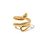 Retro style ring snake shaped ring women's ring fashionable temperament bracelet - Korvel