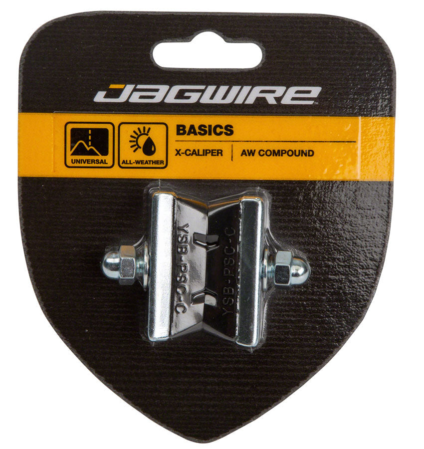 Pastillas de freno Jagwire Basics X-Caliper - Par negro roscado