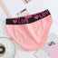 Vibrant 6-Pack Women's Seamless Bikini Briefs – Soft Cotton Underwear with Fun Alphabet Prints - Korvel