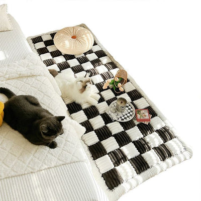 Autumn and winter plush bedside mat anti-skid chenille Mantou mat bedroom tatami sleeping carpet - Korvel