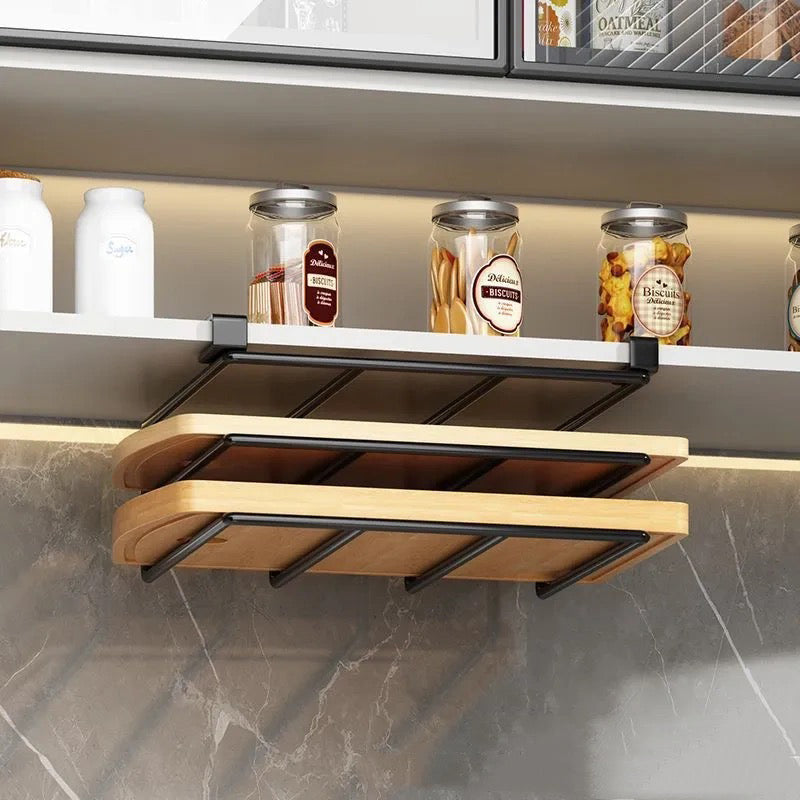 Under-Cupboard Hanging Organizer for Kitchen Essentials