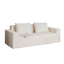 No Installation&Convertible Living room foam sofa chair Loveseat Twin Size with Armrests Removable and Machine Washable Cover - Korvel