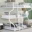 Lit superposé triple : Full XL, Twin XL et Queen Size - Blanc
